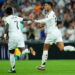 Vinicius Junior and Jude Bellingham of Real Madrid CF during the La Liga EA Sports match between Real Madrid and RCD Espanyol played at Santiago Bernabeu Stadium on September 21, 2024 in Madrid, Spain. (Photo by Juan Perez / Pressinphoto / Icon Sport)   - Photo by Icon Sport