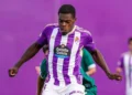 Iván Cédric avec le maillot du Real Valladolid