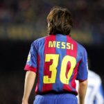 Lionel Messi - 04.12.2004 - Barcelone / Malaga.