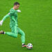 21 June 2024, Berlin: Soccer, UEFA Euro 2024, European Championship, Poland - Austria, preliminary round, Group D, match day 2, Olympiastadion Berlin, Poland's goalkeeper Wojciech Szczesny on the ball. Photo: Michael Kappeler/dpa   - Photo by Icon Sport