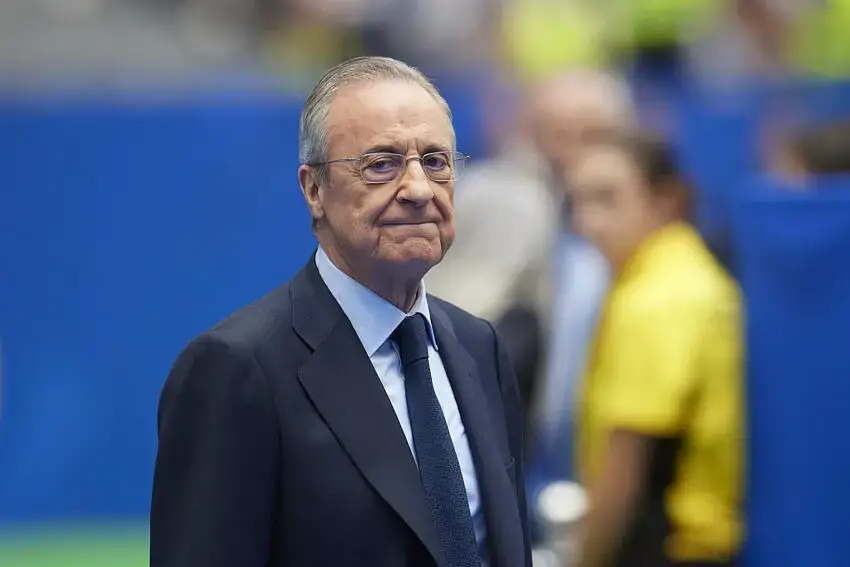 Florentino Perez avec le Real Madrid.