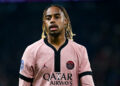 Bradley BARCOLA of PSG during the Ligue 1 McDonald's match between Paris Saint-Germain and Rennes at Parc des Princes on September 27, 2024 in Paris, France. (Photo by Anthony Dibon/Icon Sport)   - Photo by Icon Sport