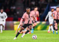 Ousmane Dembélé avec le maillot du PSG (Photo by Philippe Lecoeur/FEP/Icon Sport)