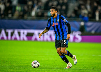 Atalanta midfielder Ederson, during the match Shakhtar - Atalanta at the Arena AufSchalke for the  UEFA Champions League phase matchday 2 season 2024-2025 in GELSENKIRCHEN, Germany on 1 oktober 2024, (photo by Stefan Koops / EYE4images/DeFodi Images)   Photo by Icon Sport   Photo by Icon Sport   - Photo by Icon Sport