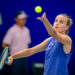 (241005) -- WUHAN, Oct. 5, 2024 (Xinhua) -- Clara Burel serves during the women's singles qualifying match between Clara Burel of France and Alycia Parks of the United States at 2024 Wuhan Open tennis tournament in Wuhan, capital of central China's Hubei Province, Oct. 5, 2024. (Xinhua/Hu Jingwen)   - Photo by Icon Sport