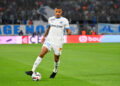 Mason Greenwood avec le maillot de l'OM (Photo by Sylvain Thomas/FEP/Icon Sport)