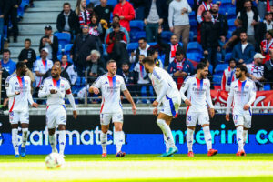 Les joueurs de l'OL en Ligue 1 .