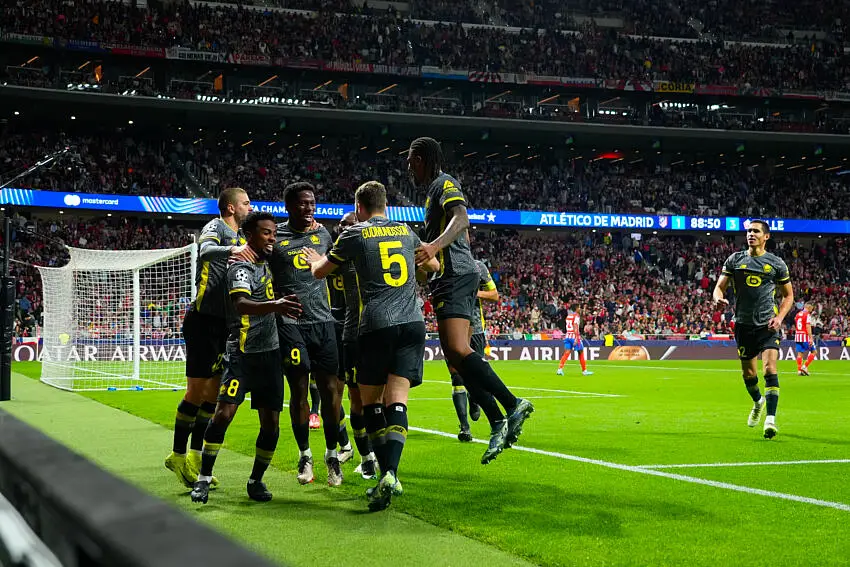 Le LOSC face à l'Atlético de Madrid.