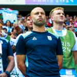 Javier Mascherano avec l'Argentine aux JO 2024