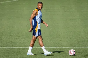 Kylian Mbappé avec le Real Madrid.