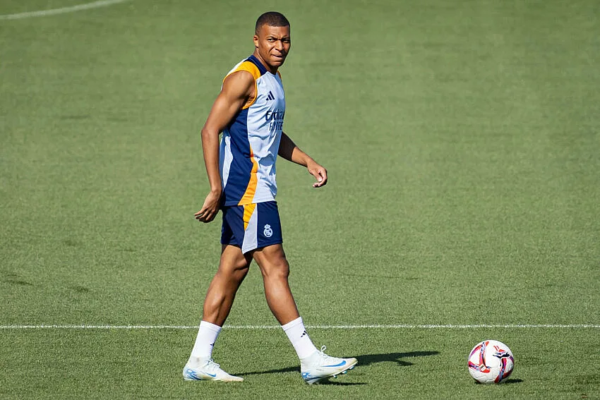 Kylian Mbappé avec le Real Madrid.