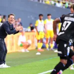 Christophe Pélissier avec l'AJ Auxerre à Nantes