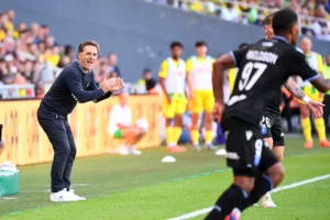 Christophe Pélissier avec l'AJ Auxerre à Nantes