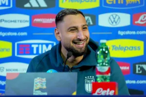 Donnarumma face à la presse avec l'Italie avant de défier les Bleus à Milan