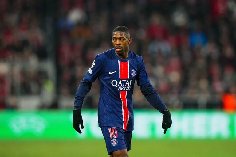 Ousmane Dembélé lors de PSG - Bayern