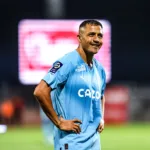 Alexis Sanchez pour son dernier match avec l'OM en 2023 à Ajaccio