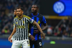 Danilo et Marcus Thuram lors d'Inter Milan / Juve