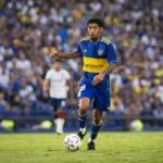 Cristian Medina avec Boca Juniors contre San Lorenzo