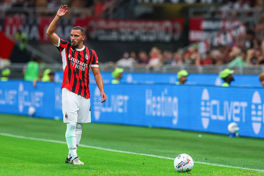 Ismael Bennacer avec l'AC Milan