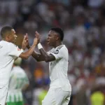 Kylian Mbappé et Vinicius Jr lors de Real Madrid / Real Betis