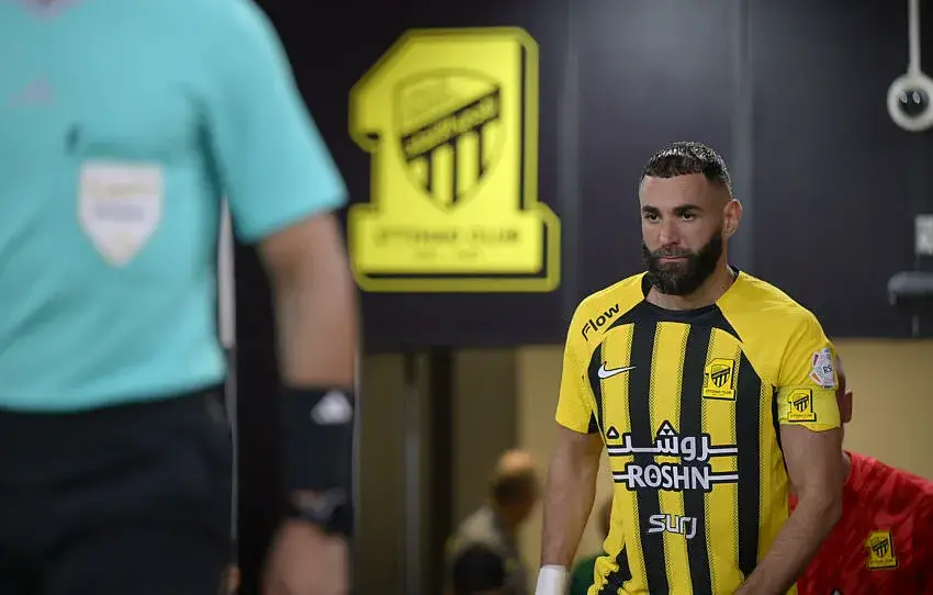 Karim Benzema avec Al-Ittihad