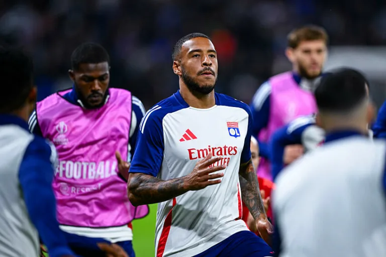 Corentin Tolisso avec l'OL