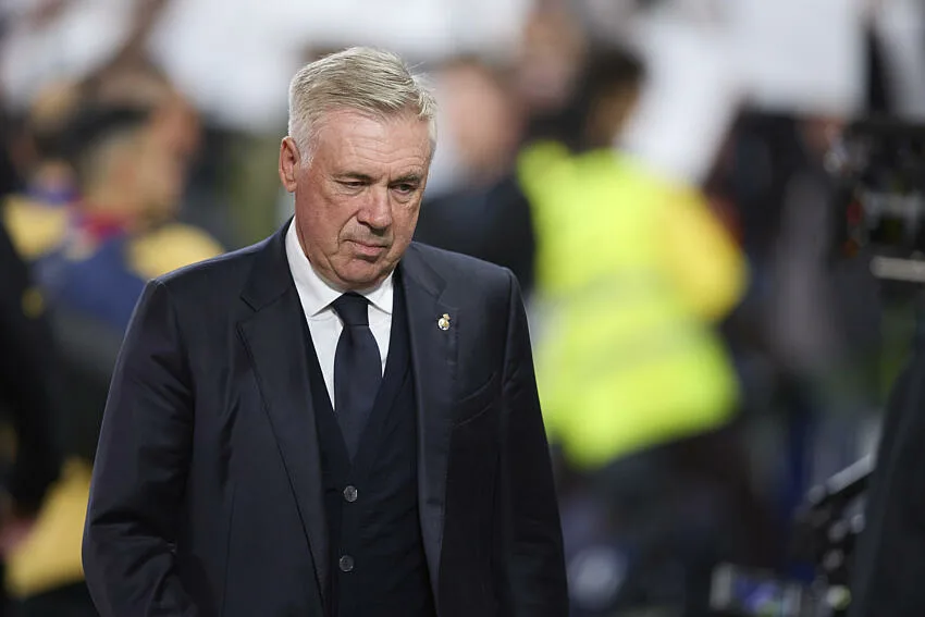 Carlo Ancelotti avec le Real Madrid