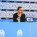 Roberto De Zerbi avec l'OM