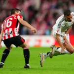 Kylian Mbappé avec le Real Madrid contre Bilbao