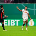 Lois Openda avec le RB Leipzig.