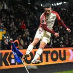 Georges Mikautadze avec l'OL contre Angers