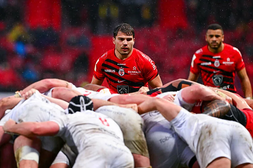 Antoine Dupont lors de Stade Toulousain / Ulster