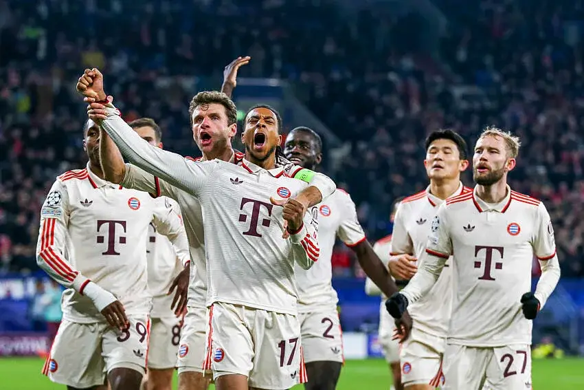 Michael Olise avec le Bayern Munich