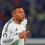 Kylian Mbappé avec le Real Madrid contre Bergame