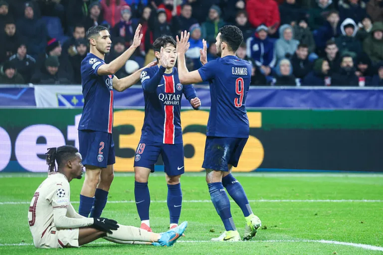 Le PSG contre le RB Salzbour