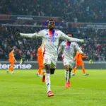 Ernest Nuamah avec l'OL