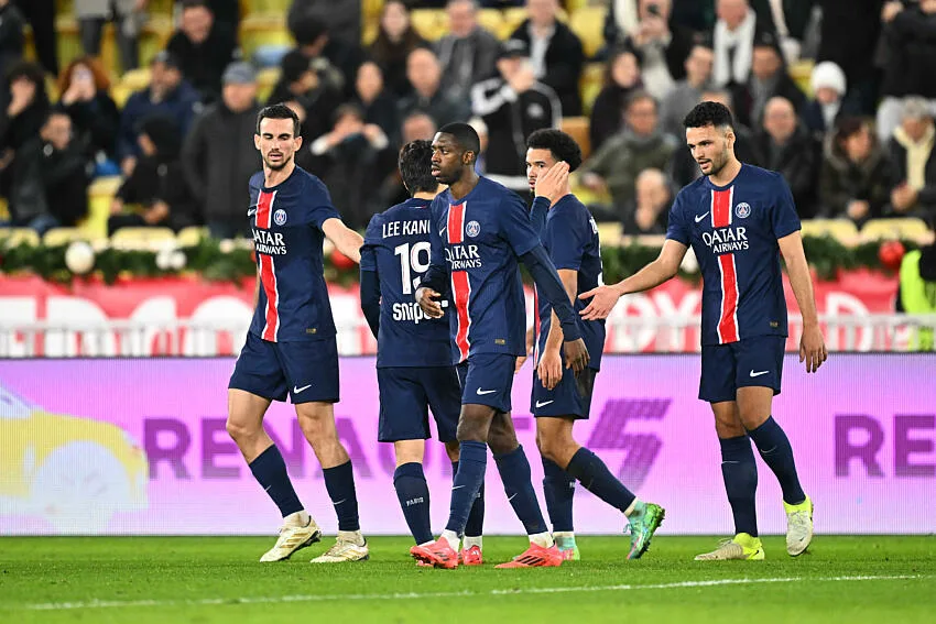 Le PSG contre Monaco