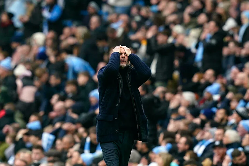 Pep Guardiola avec Manchester City contre Everton ce 26 décembre