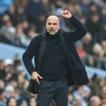 Pep Guardiola avec Manchester City