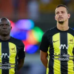 Luiz Felipe avec N'Golo Kanté à Al-Ittihad face à Al Fateh