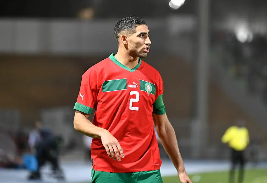 Achraf Hakimi avec le Maroc
