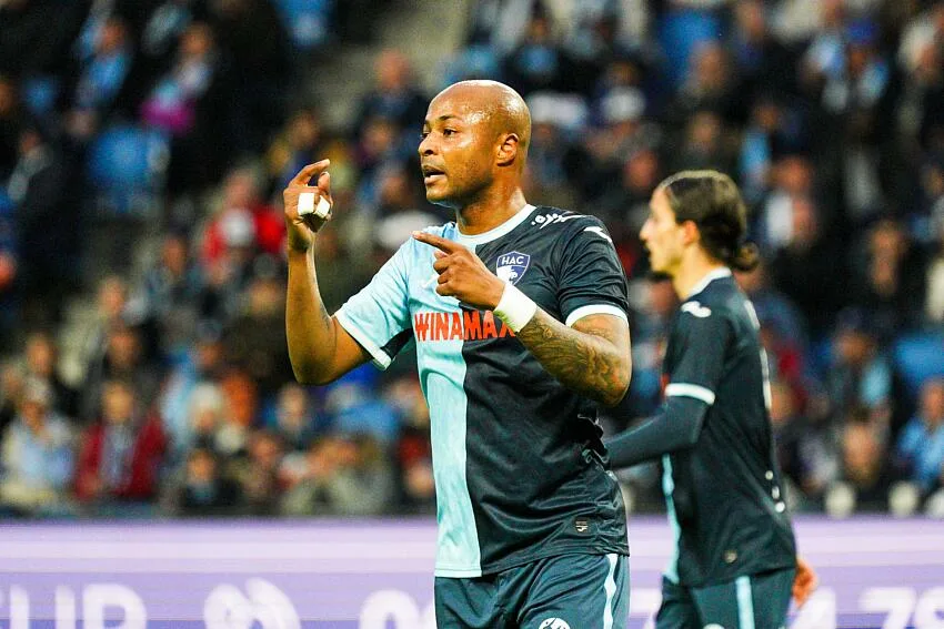 André Ayew avec le HAC