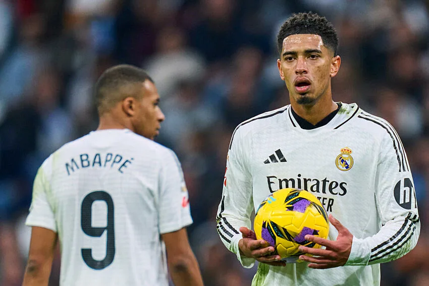 Kylian Mbappé et Jude Bellingham lors de Real Madrid / Getafe