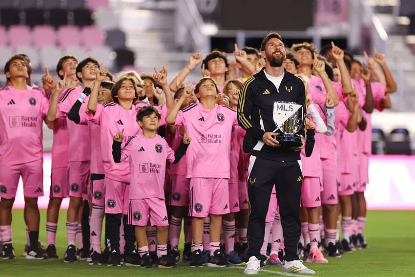 Lionel Messi avec l'Argentine