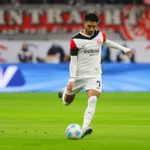 Omar Marmoush avec l'Eintracht Francfort