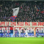 Banderole à l'encontre de Kylian Mbappé à Caen