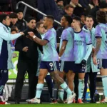 Gabriel Jesus avec Arsenal après son but contre Brentford