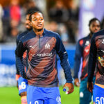 Keyliane Abdallah et Darryl Bakola avec l'OM avant de défier le RCSA