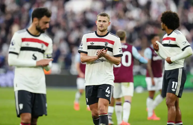 Matthijs de Ligt avec Manchester United