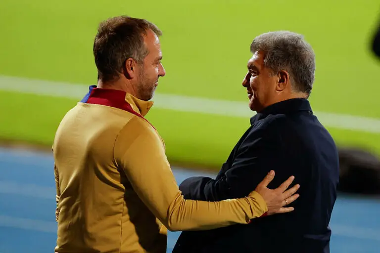 Joan Laporta avec le Barça